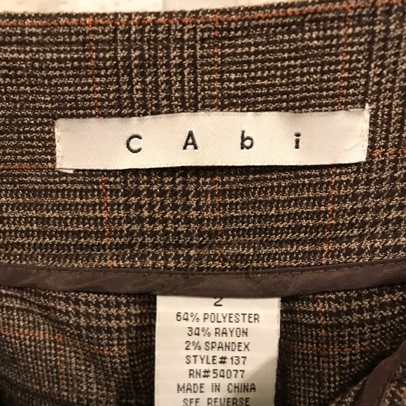 Cabi - Capris - Plade Pattern - Size 2 - Picture 6 of 6